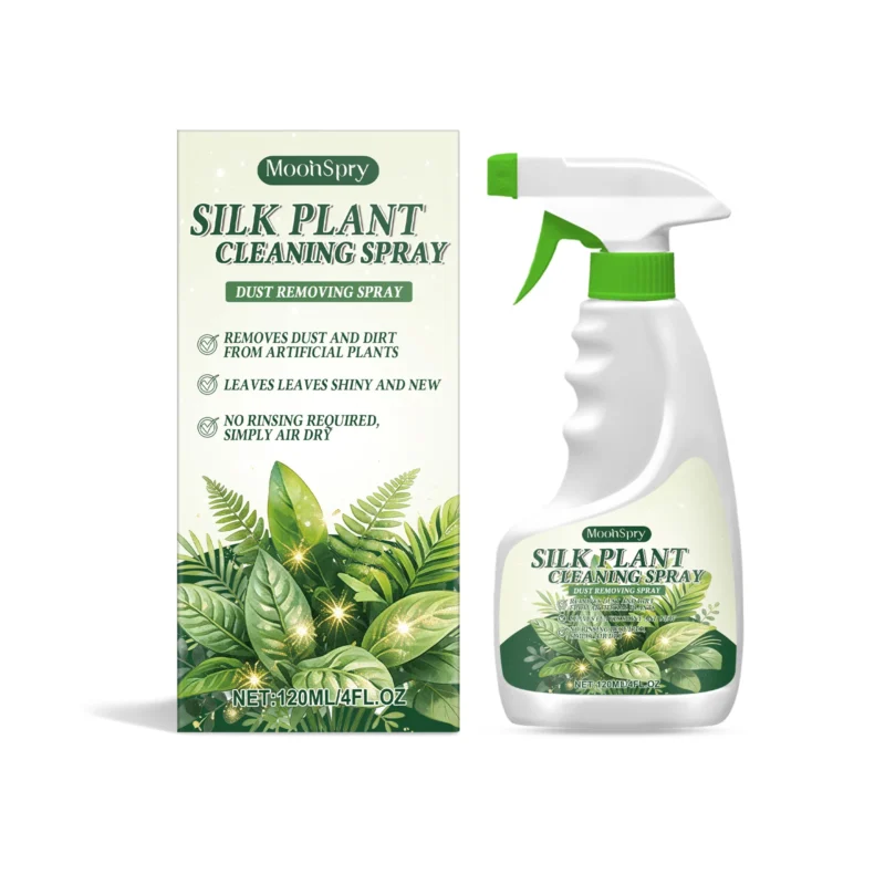 MoonSpry Silk Plant Cleaning Spray - Artificial Plant Dust Remover & Luster Enhancer